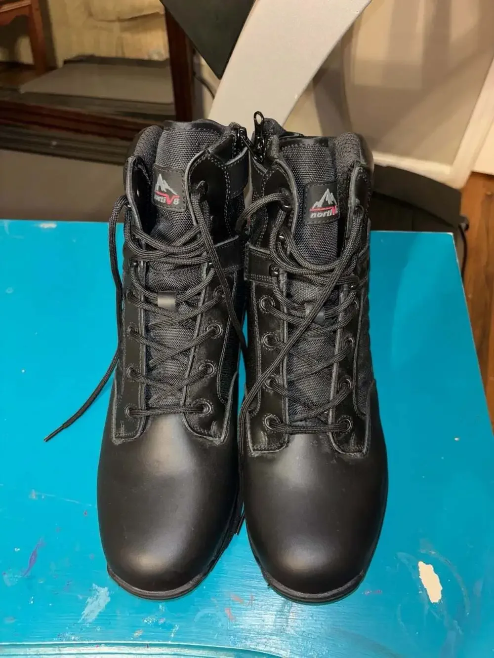 Nortiv 8 Men's Military Tactical Side-Zip Combat Boots
